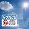 Signmission No Auto Repairs On This Property, 14 in W x Rectangle, Vinyl Decal OS-2PACK-NS-D-1014-L-16020 - alternate 3
